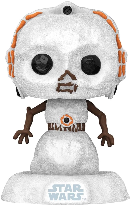 Фигурка Funko POP Star Wars: Holiday – C-3PO Snowman Bobble-Head (9,5 см)