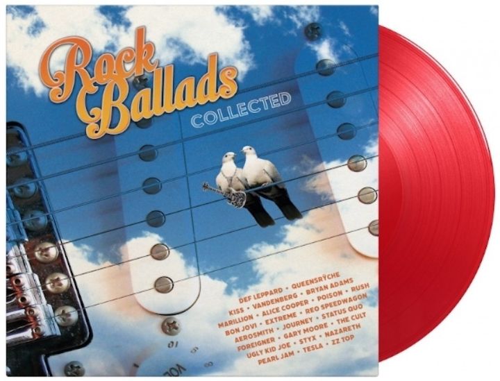 цена Various Artists (V/A) – Rock Ballads Collected. Coloured Translucent Red (2 LP)