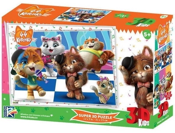 

Super 3D Puzzle: 44 котенка – Сюжет 4 (100 элементов)