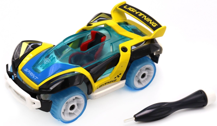 Машинка Funky Toys DIY металлическая чёрная (13 см) (YS0281470)