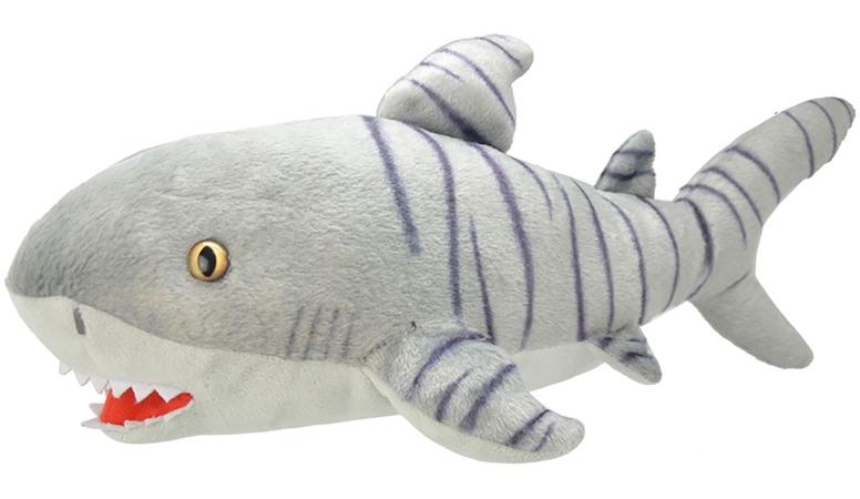 Мягкая игрушка Тигровая акула (25 см)