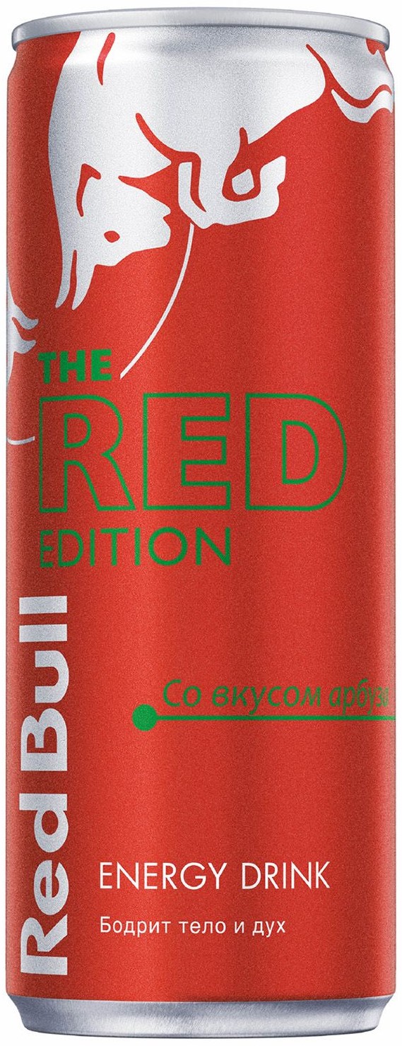 цена Напиток энергетический Red Bull. The Red Edition (вкус арбуза) (250 мл.)