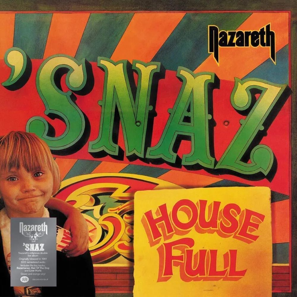 Nazareth – Snaz. Coloured Green & Orange Vinyl (2 LP)