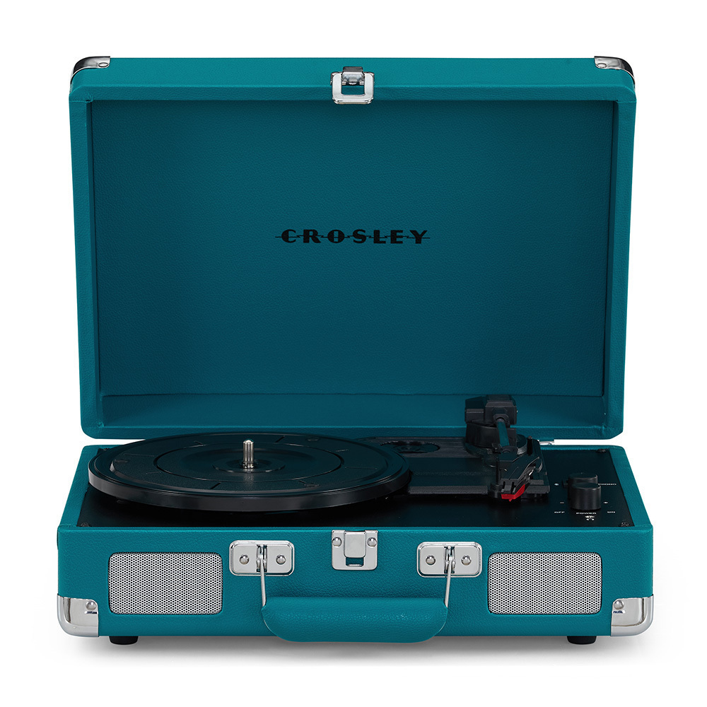 

Виниловый проигрыватель Crosley Cruiser Plus Teal c двухсторонним Bluetooth (CR8005F-TL4)