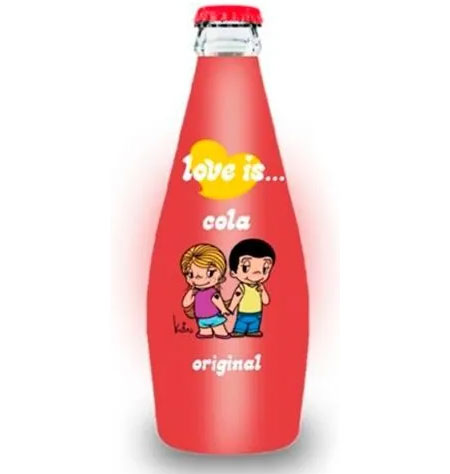 цена Напиток газированный Love is: Cola Original (300 мл)