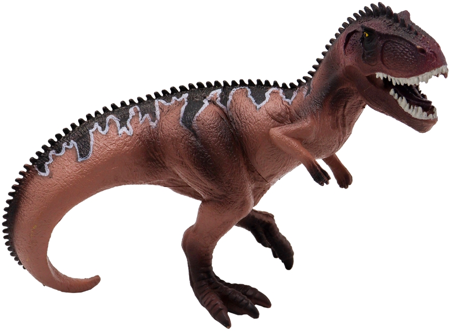 цена Фигурка Динозавр Гигантозавр коричневый (масштаб 1:144)