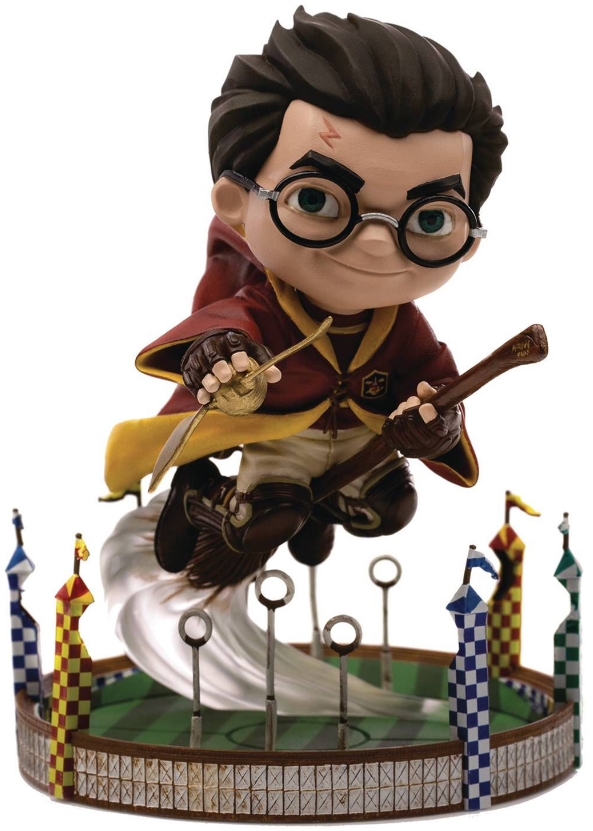 цена Фигурка MiniCo Illusion: Harry Potter – Harry Potter At The Quiddich Match (13 см)