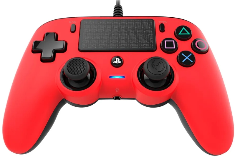 цена Геймпад Nacon проводной игровой для PlayStation 4 Red (PS4OFCPADRED)