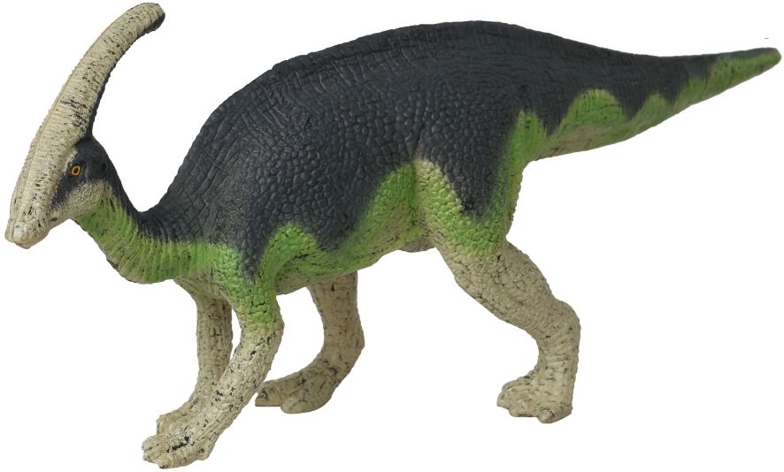 Фигурка Динозавр Паразауролоф зелёный (масштаб 1:288) цена и фото