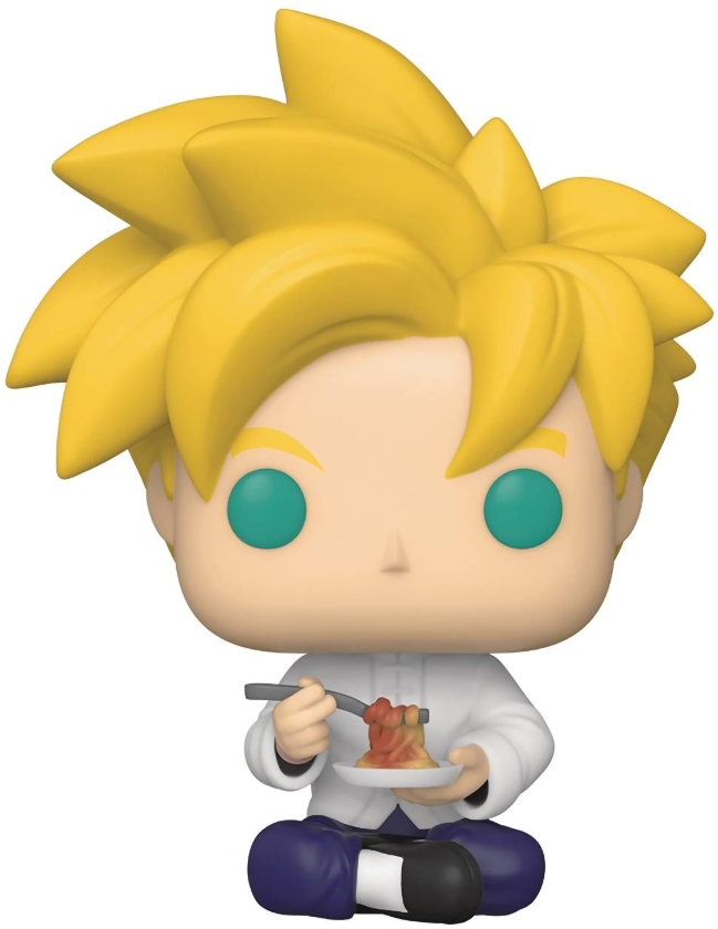 цена Фигурка Funko POP Animation: Dragonball Z [Series 9] – Super Saiyan Gohan With Noodles (9,5 см)