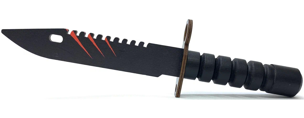 Оружие игровое штык-нож М9 Байонет 2 – Скретч (деревянный)