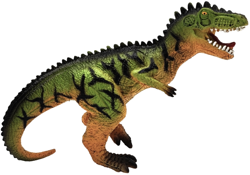 цена Фигурка Динозавр Тираннозавр жёлто-зелёный (масштаб 1:288)