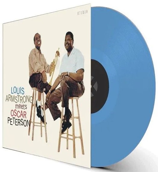 

Louis Armstrong & Oscar Peterson – Louis Armstrong Meets Oscar Peterson. Coloured Blue Vinyl (LP)