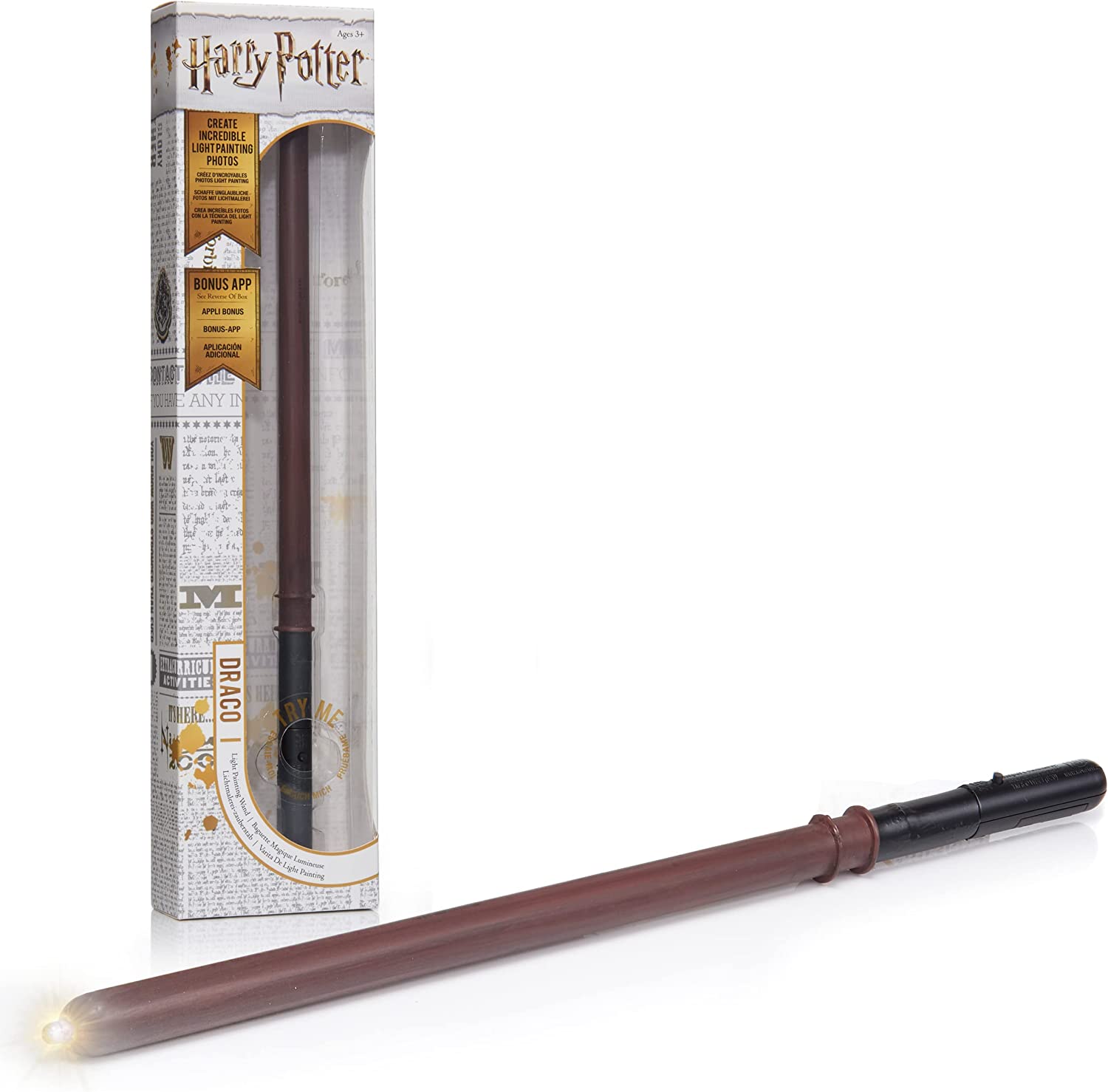 Игрушка Wow! Stuff Harry Potter: Волшебная палочка Драко Малфоя (рисует светом) (34 см)