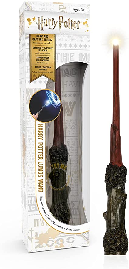 Игрушка Wow! Stuff Harry Potter: Волшебная палочка Гарри Поттера – Lumos (с фонариком) (14 см)