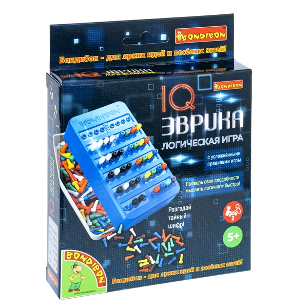 цена Настольная игра IQ Эврика: Премиум-издание синяя