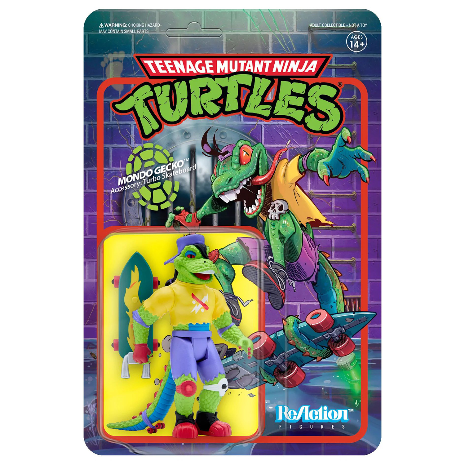 

Фигурка ReAction Figure: Teenage Mutant Ninja Turtles – Mondo Gecko (9,5 см)