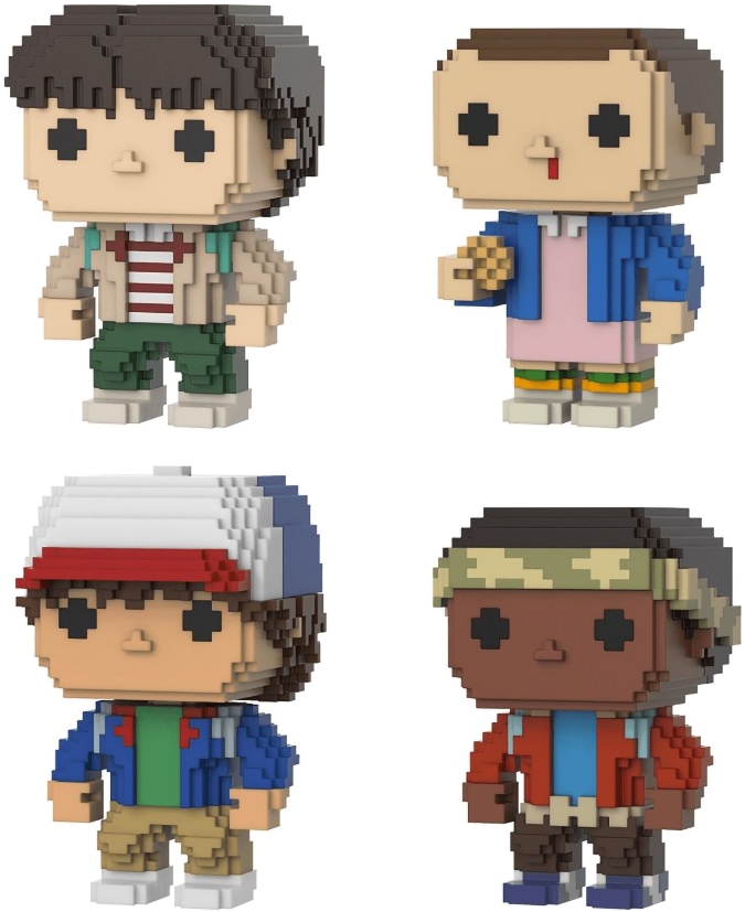 Фигурка Funko POP 8-Bit: Stranger Things – Eleven With Eggos/Mike/Dustin/Lucas Exclusive (4-Pack)