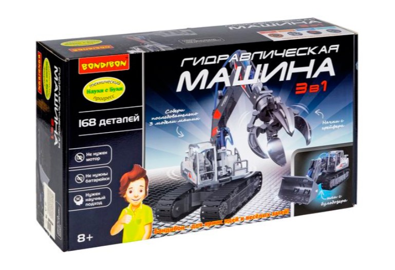 

Сборная модель Гидравлическая машина (3в1)