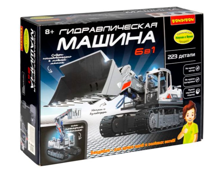 

Сборная модель Гидравлическая машина (6в1)