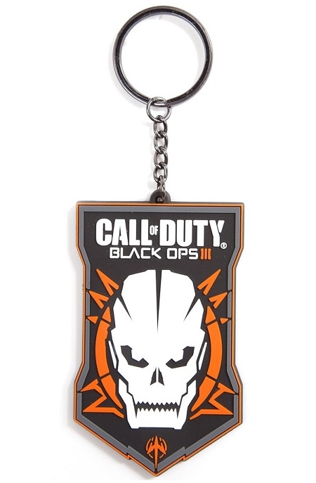 Брелок Call Of Duty: Black Ops III – Skull Logo (резиновый)