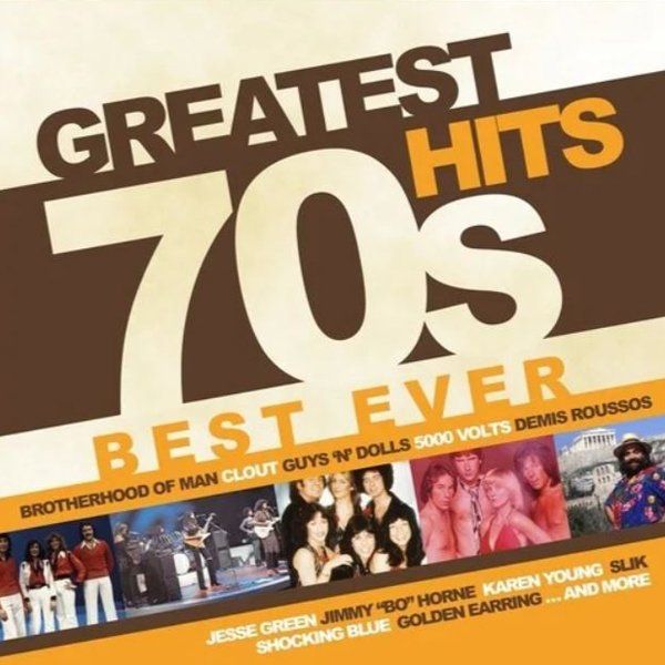 

Various Artists (V/A) – Greatest 70's Hits Best Ever. Coloured Yellow Vinyl (LP)