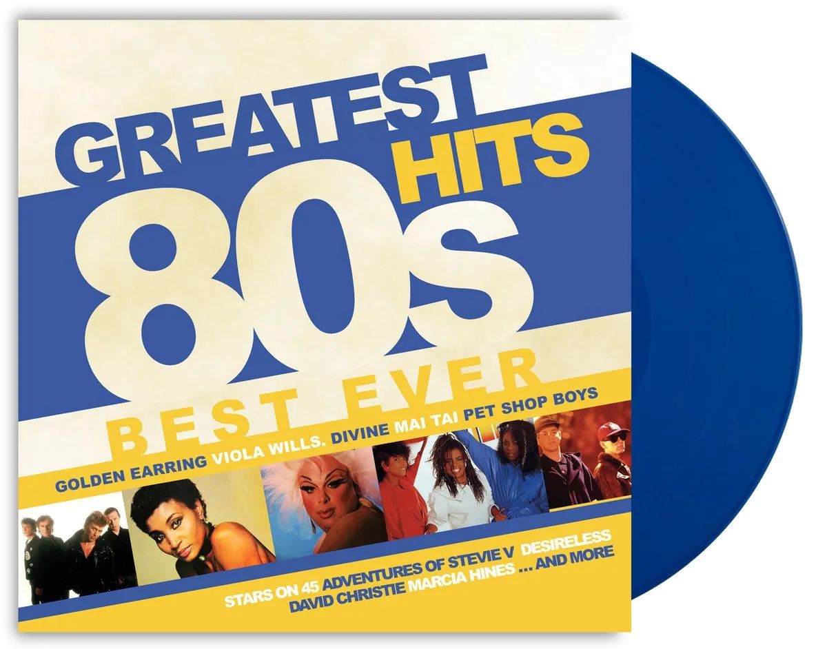 

Various Artists (V/A) – Greatest 80's Hits Best Ever. Coloured Blue Vinyl (LP)
