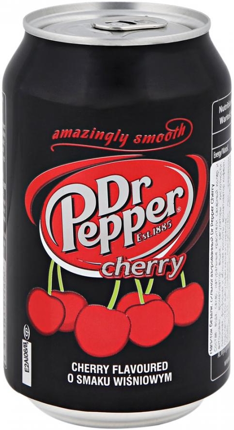 цена Напиток газированный Dr.Pepper: Cherry – Вкус вишни (330 мл)