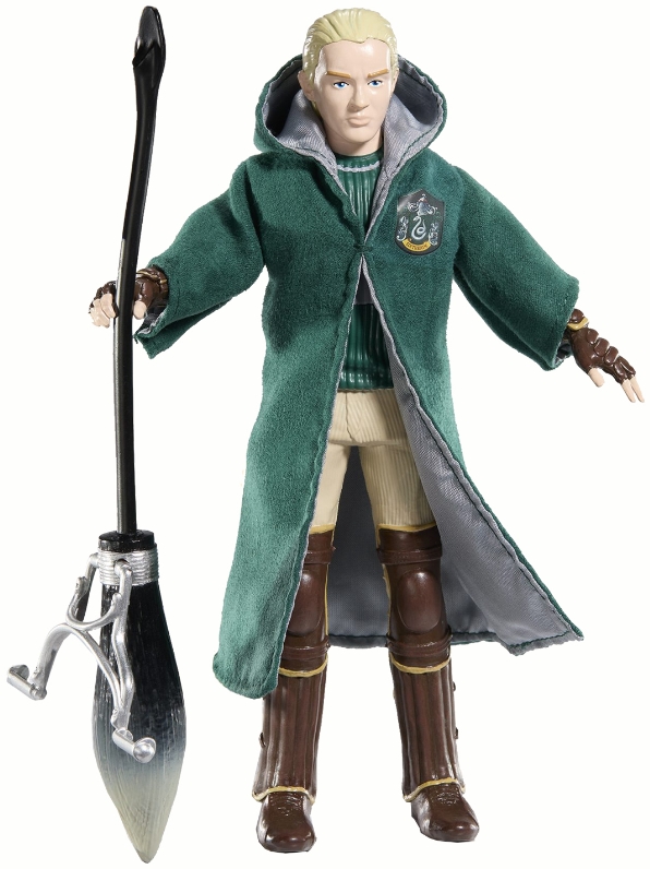 Фигурка Bendyfig Harry Potter: Драко Малфой – Квиддич (19 см)