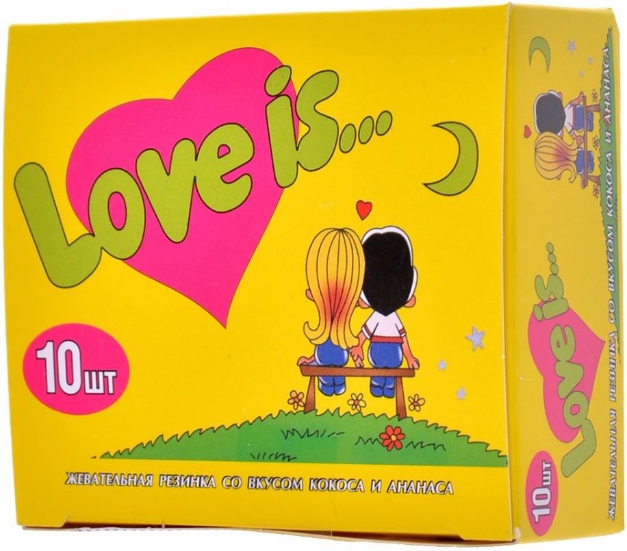 

Жевательная резинка Love Is – Вкус кокос-ананас