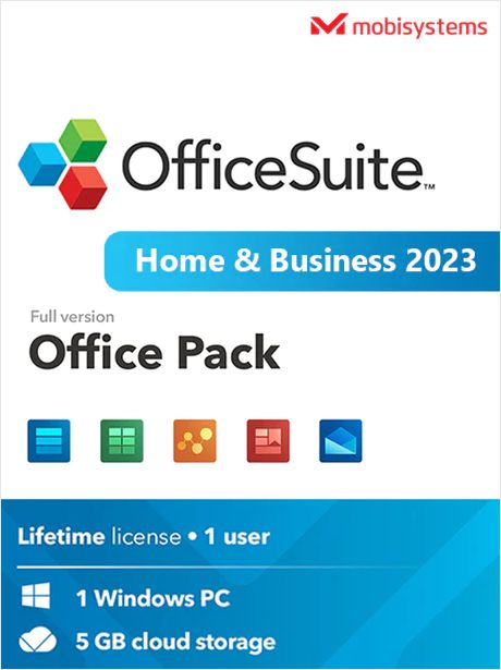 

OfficeSuite Home and Business 2023 (Windows) – Lifetime license, право на использование [Цифровая версия] (Цифровая версия)