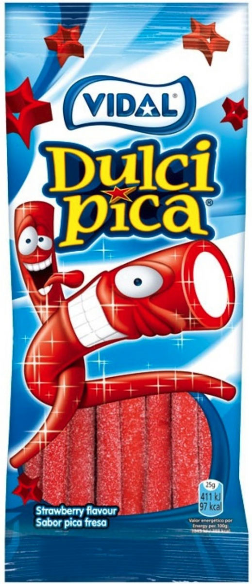 

Мармелад Vidal: Dulcipica Strawberry Pencils (100 г)