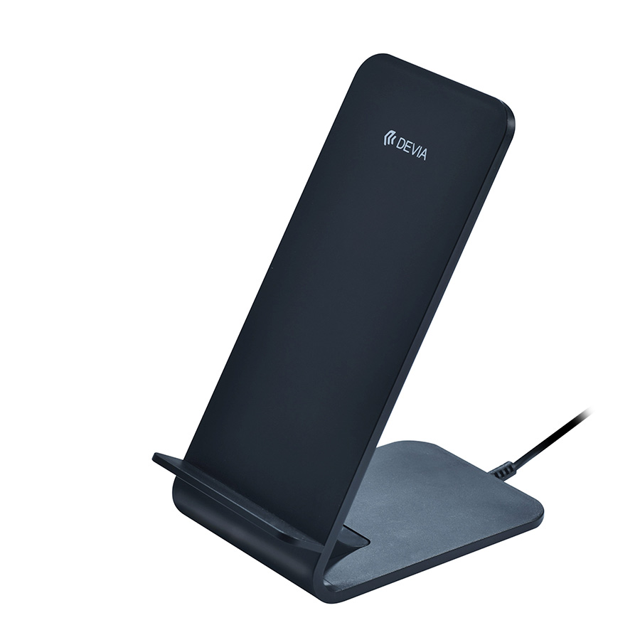 Зарядное устройство Devia Pioneer Wireless Charging Stand 10W Black беспроводное фото