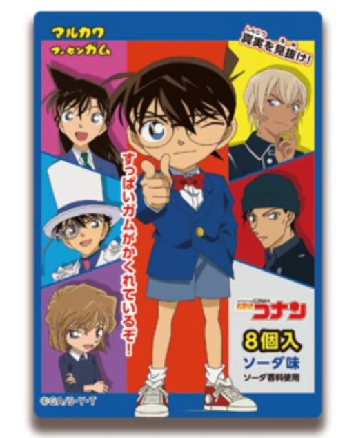 Жевательная резинка Marukawa: Detective Conan – Вкус Рамунэ (8 шт ) (37 г)