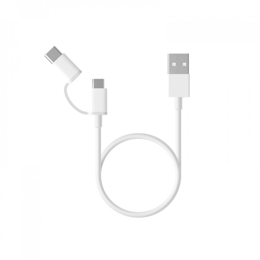 

Кабель Xiaomi Mi 2 in 1 Micro USB + Type C (White)