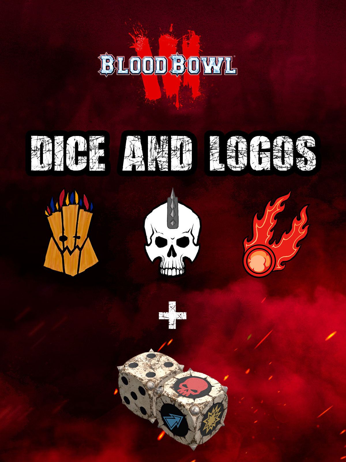 Blood Bowl 3: Dice and Team Logos Pack. Дополнение [PC, Цифровая версия] (Цифровая версия)