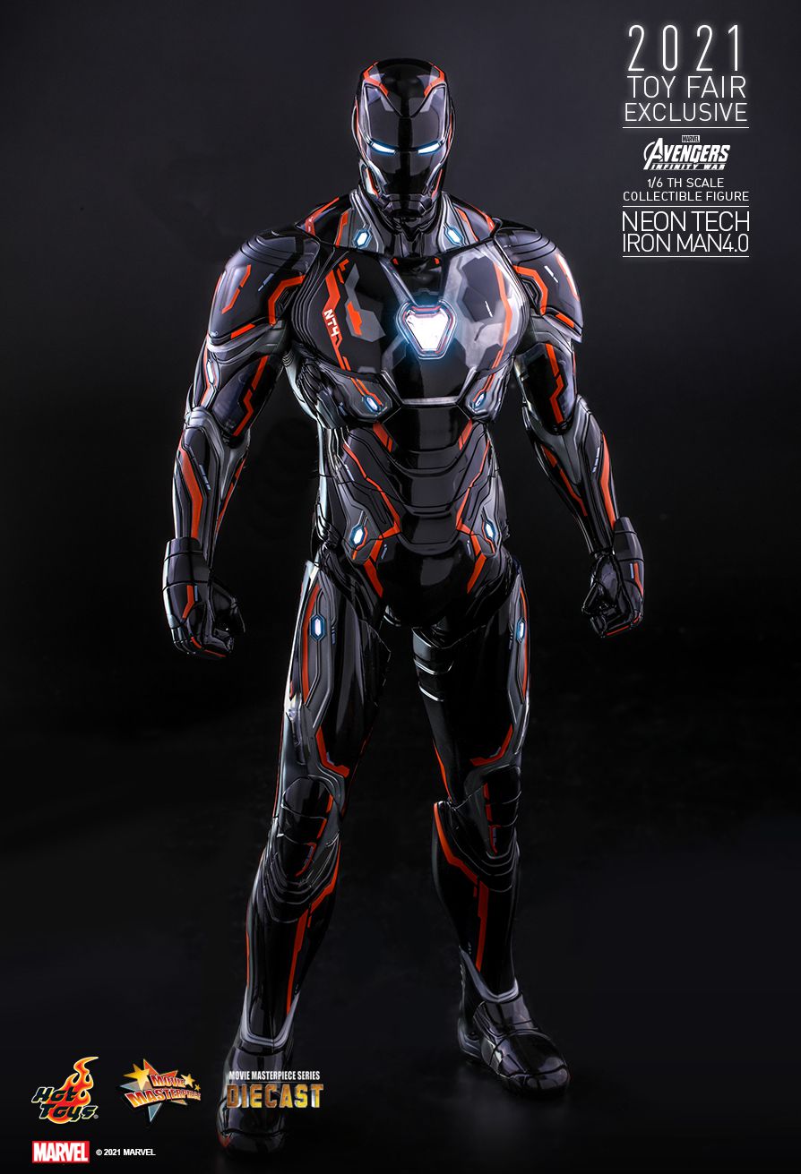 Фигурка Marvel Avengers: Infinity War – Iron Man Neon Tech 4.0 [1/6 Scale Collectible Figure] (32 см)