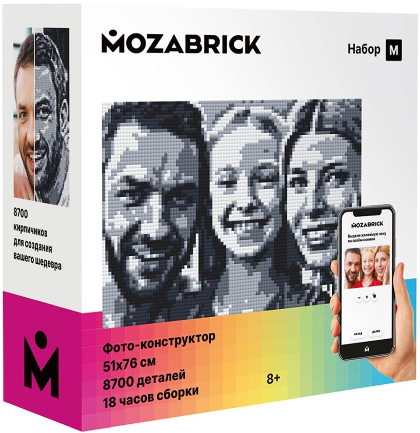 

Фото-конструктор Mozabrick – Набор M