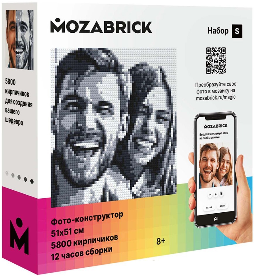 

Фото-конструктор Mozabrick – Набор S