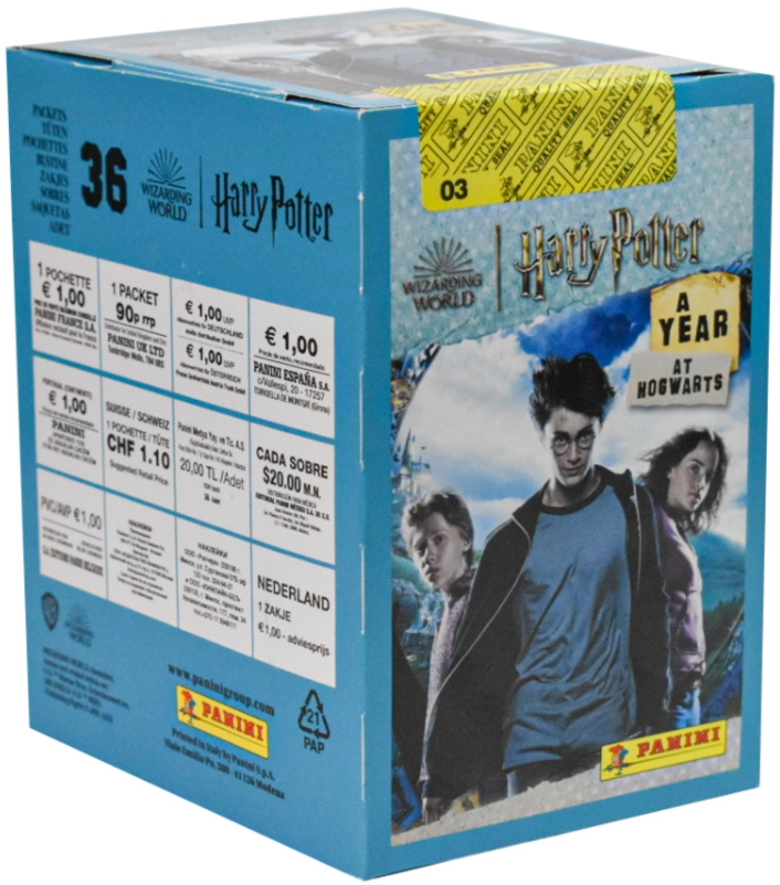 Бокс с наклейками Harry Potter 2023 / Гарри Поттер Год в Хогвартсе (36 ...