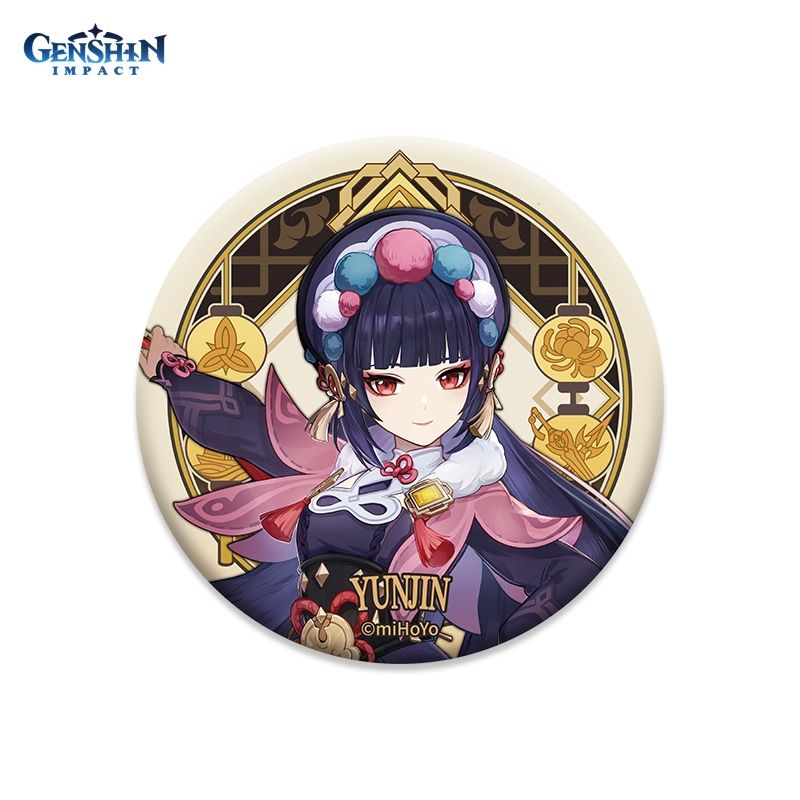 Значок Genshin Impact: Liyue Harbour Can Badge – Yun Jin