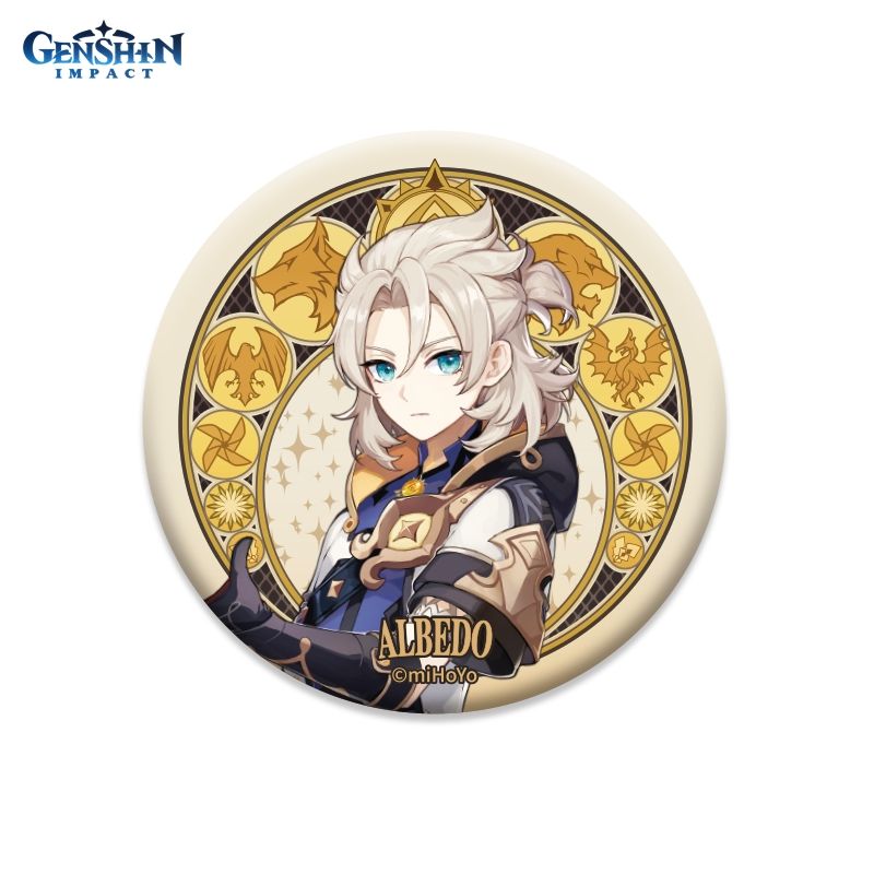 

Значок Genshin Impact: Mondstadt Can Badge – Albedo