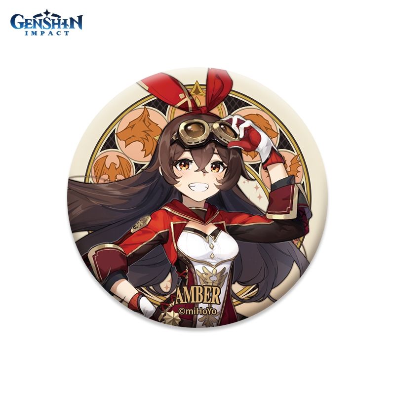 цена Значок Genshin Impact: Mondstadt Can Badge – Amber