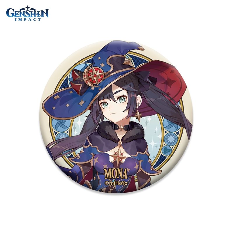 цена Значок Genshin Impact: Mondstadt Can Badge – Mona