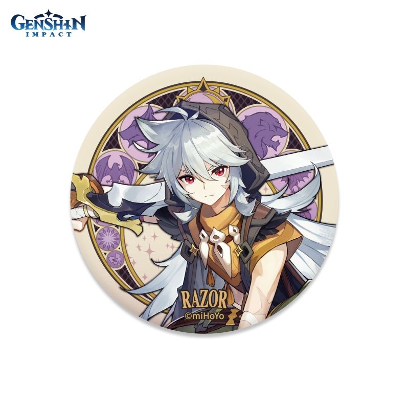 

Значок Genshin Impact: Mondstadt Can Badge – Razor