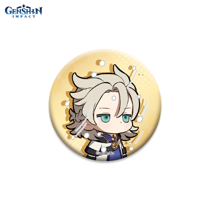 Значок Genshin Impact: Chibi Expressions – Albedo Can Badge