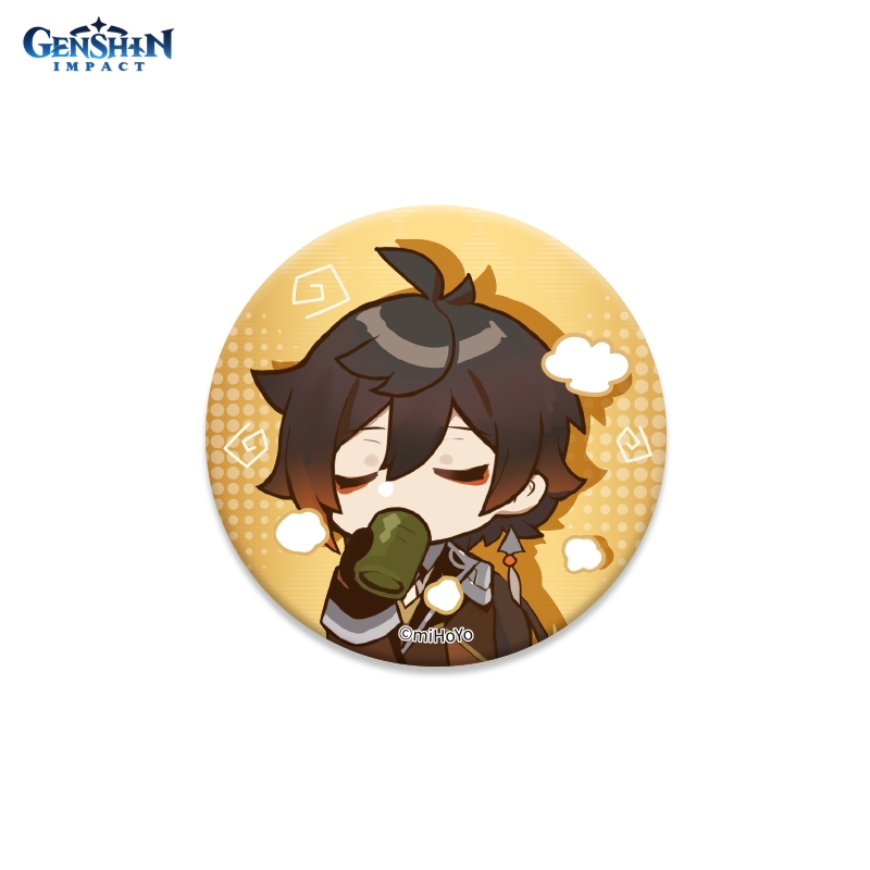 

Значок Genshin Impact: Chibi Expressions – Zhongli Can Badge
