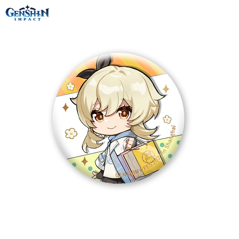 Значок Genshin Impact: Genshin Fes – Chibi Lumine Can Badge