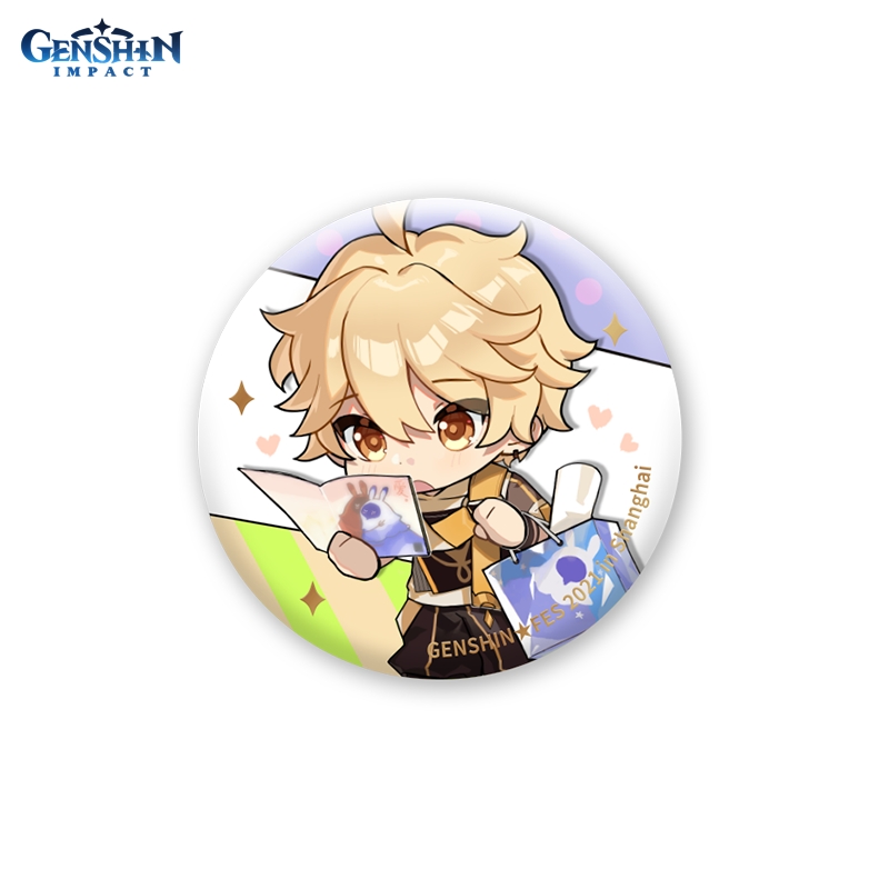 Значок Genshin Impact: Genshin Fes – Chibi Aether Can Badge