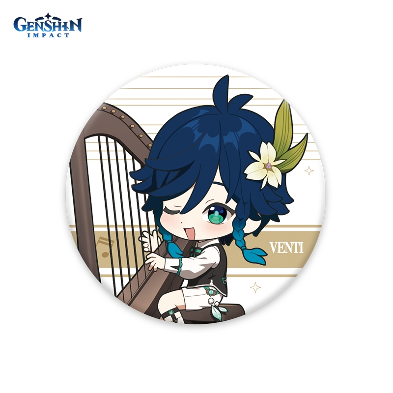 

Значок Genshin Impact: Concert Melodies – Of An Endless Journey Chibi Venti Badge